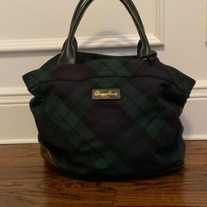 Dooney and Bourke Plaid Tote Bag